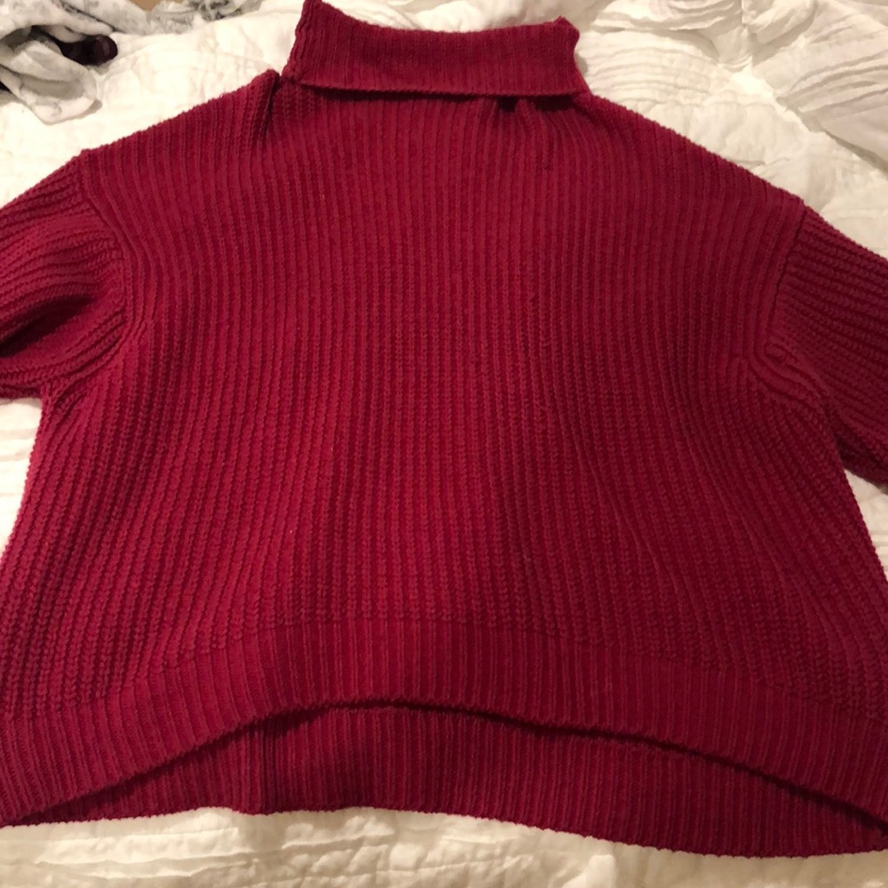 Free People oversized knit sweater